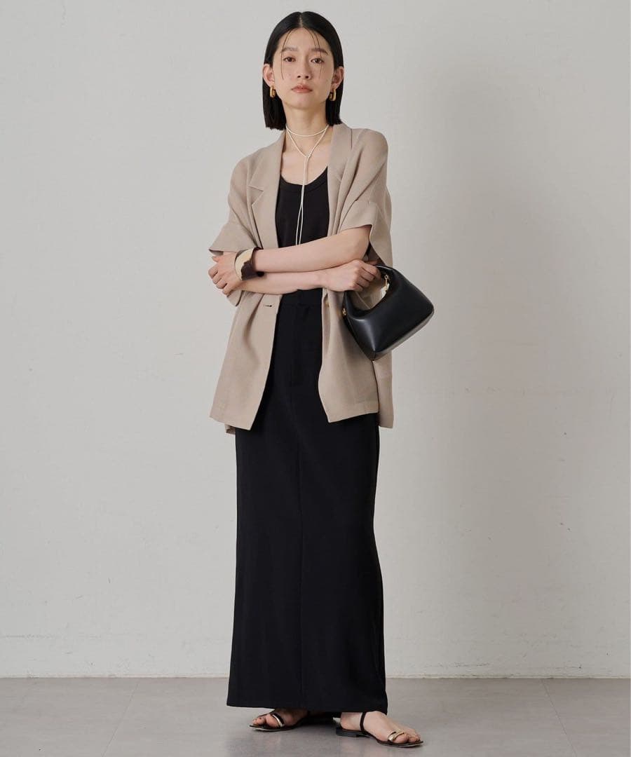 新品　Loungedress　メッシュハーフスリーブジャケット　ラウンジドレス