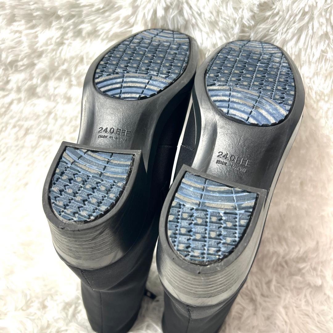 【極美品】TOP DRY GORE-TEX ミドル丈ブーツ ブラック 24cm