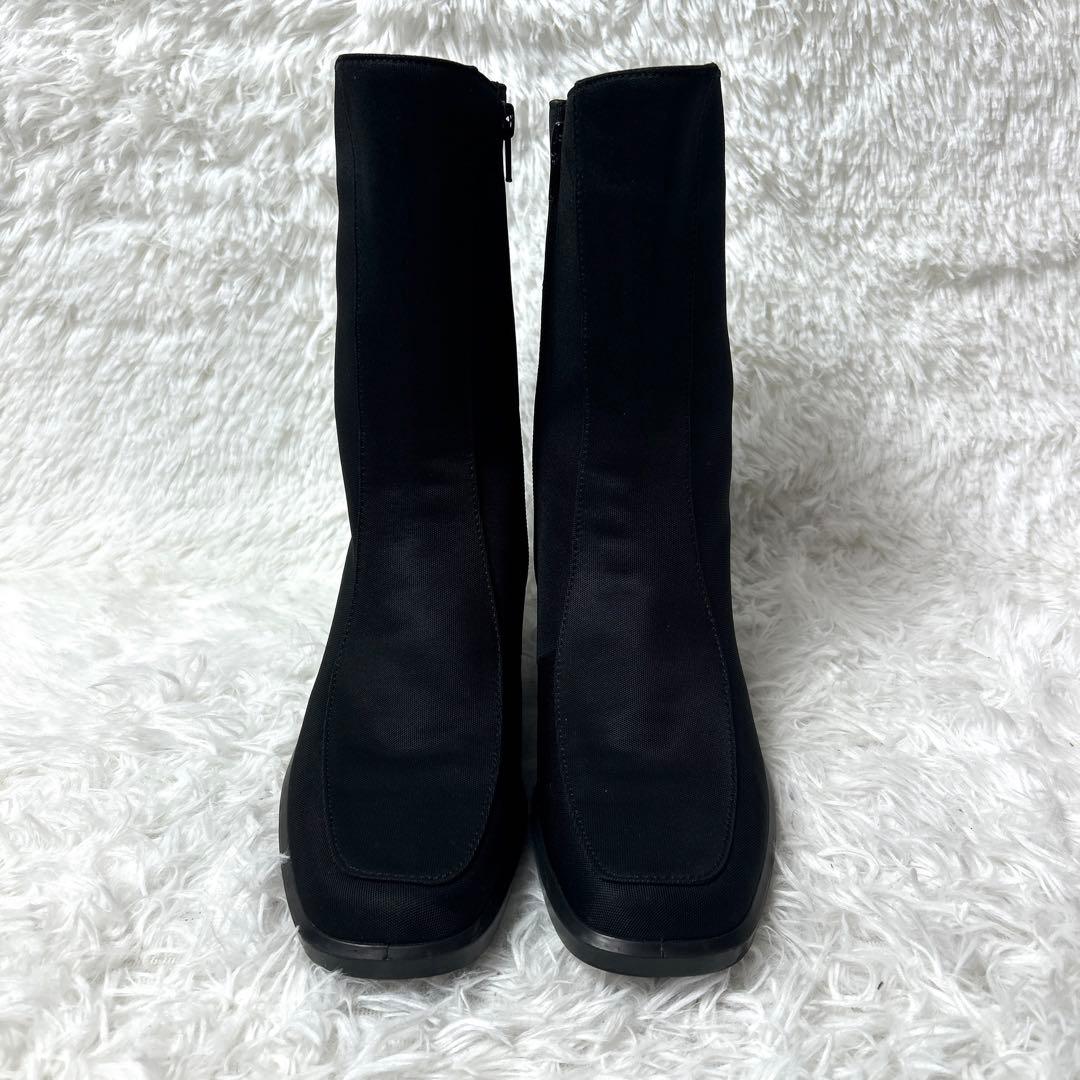 【極美品】TOP DRY GORE-TEX ミドル丈ブーツ ブラック 24cm
