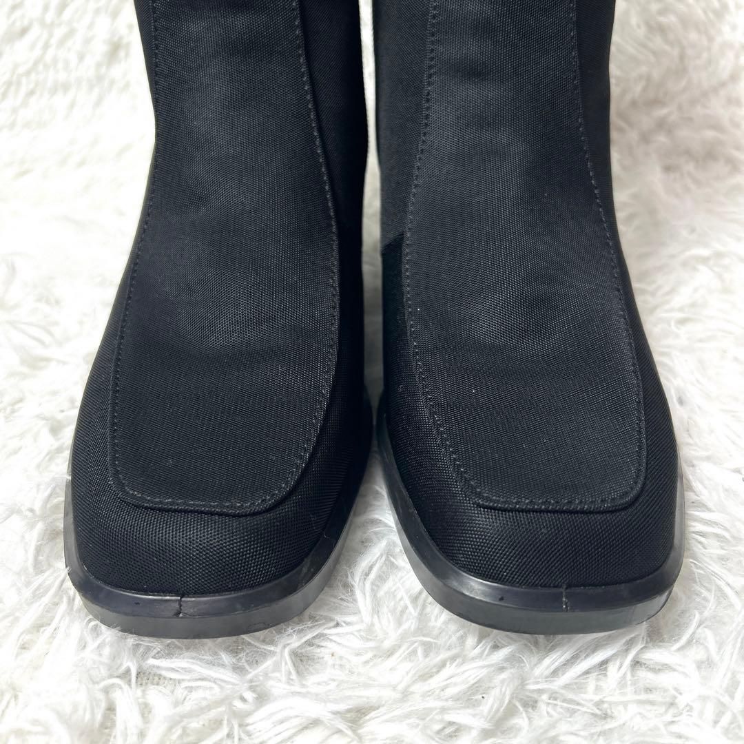 【極美品】TOP DRY GORE-TEX ミドル丈ブーツ ブラック 24cm