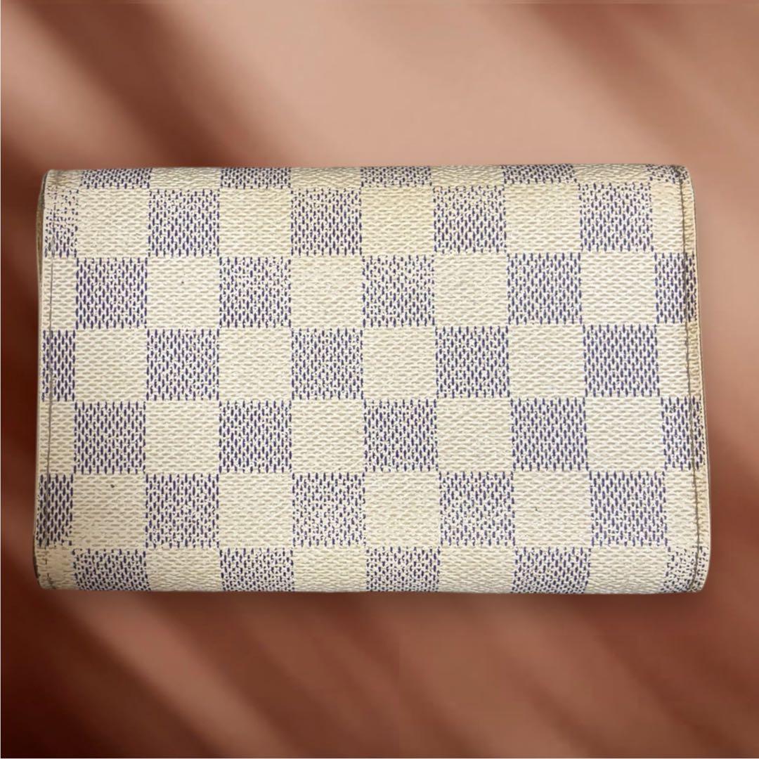 LOUIS VUITTON ポルトフォイユ・アレクサンドラ ダミエ・アズー
