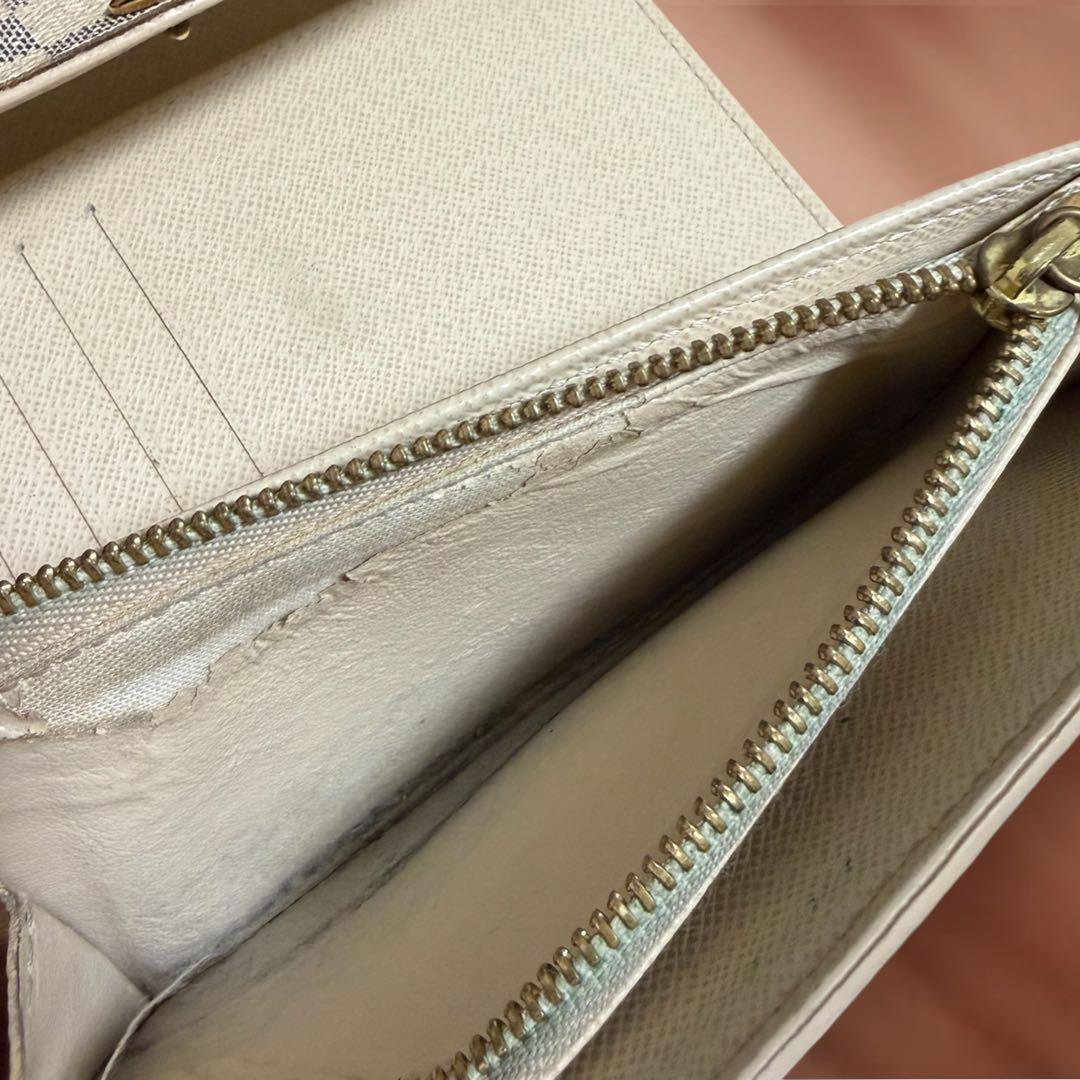 LOUIS VUITTON ポルトフォイユ・アレクサンドラ ダミエ・アズー