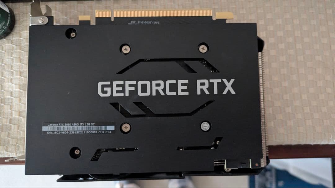 グラフィックボード・グラボ・ビデオカード MSi GEFORCE RTX3060 AERO 12GB OC