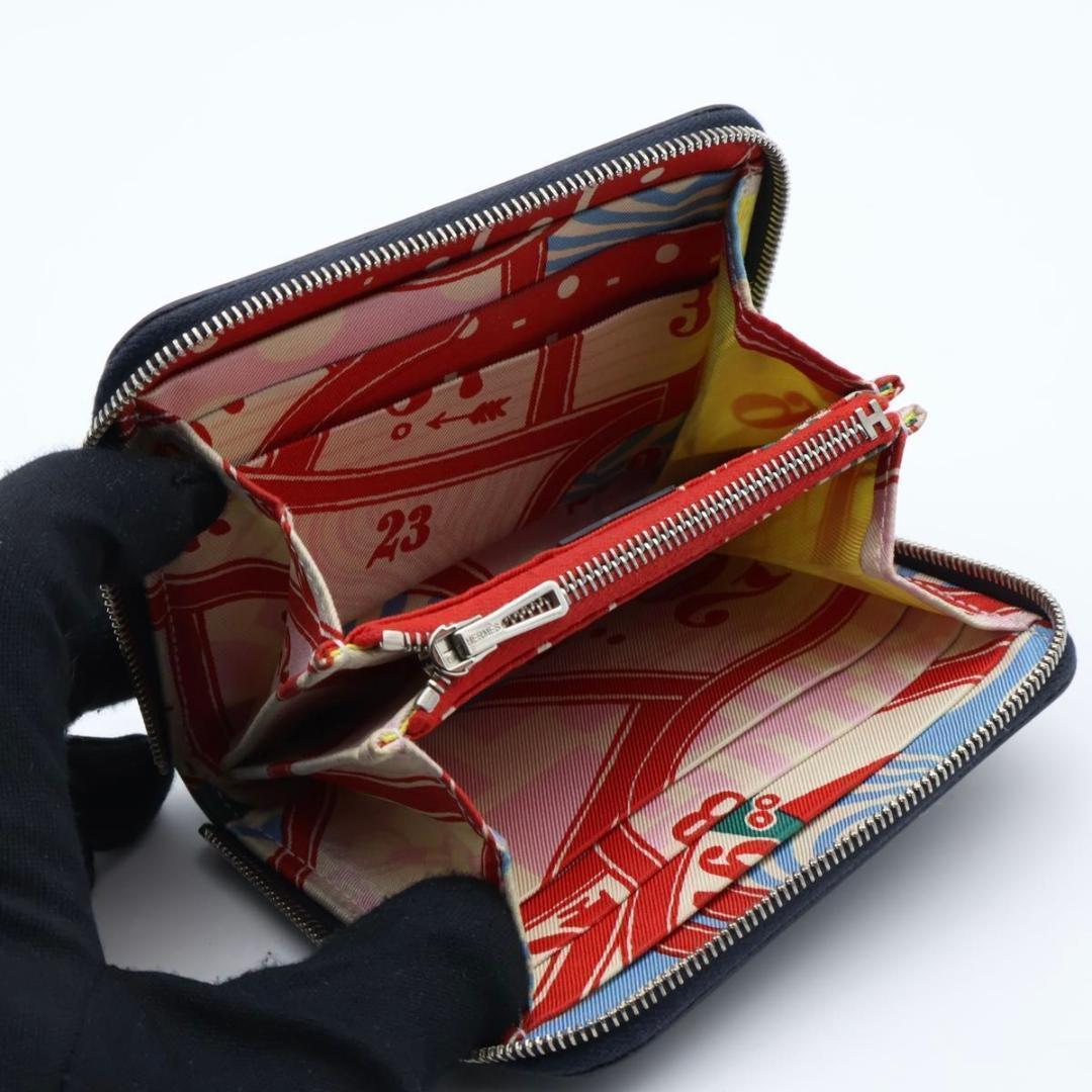 【極美品】HERMES アザップシルクインコンパクト　エプソン　ネイビー
