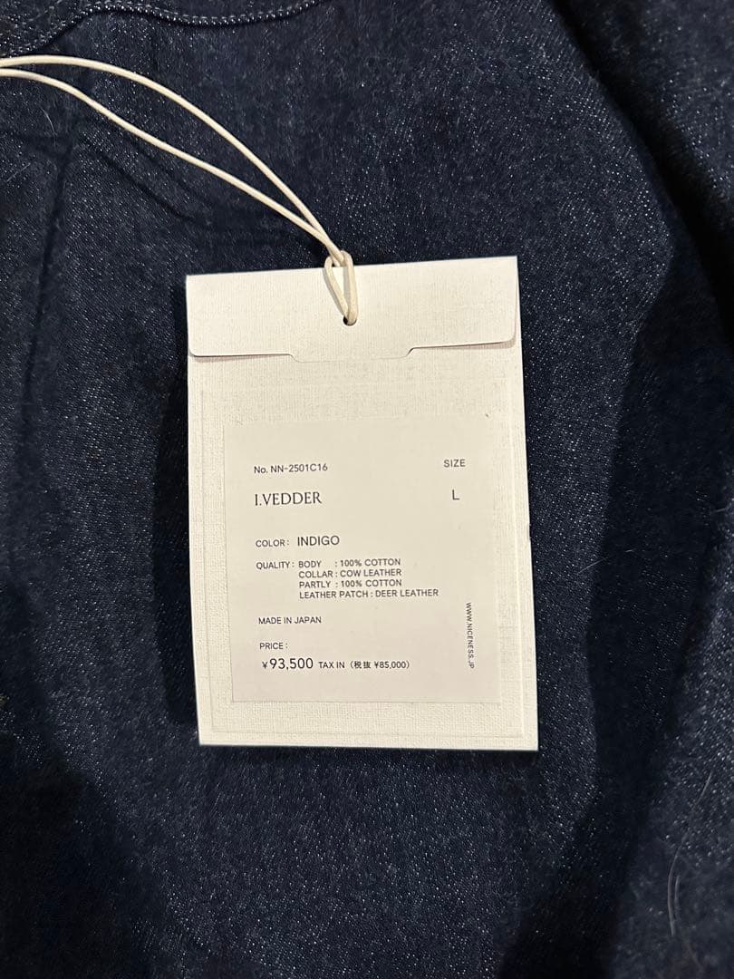 ジャケット・アウター niceness I.VEDDER DENIM CHORE COAT