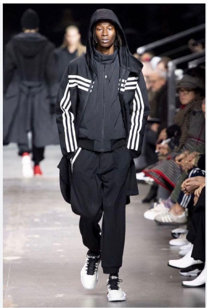 Y-3 YOHJI YAMAMOTO addidas 3ライン モッズパーカー