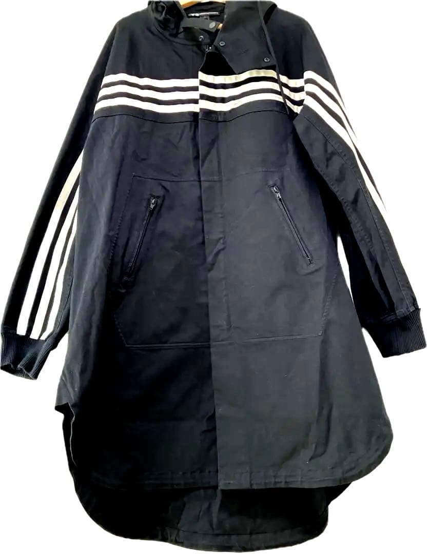 Y-3 YOHJI YAMAMOTO addidas 3ライン モッズパーカー