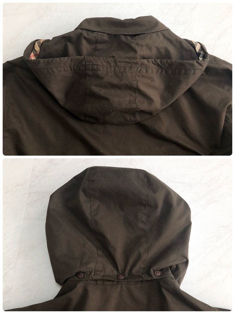 【希少 美品】バーバリー モッズコート ノバチェック　2way 金ボタン L