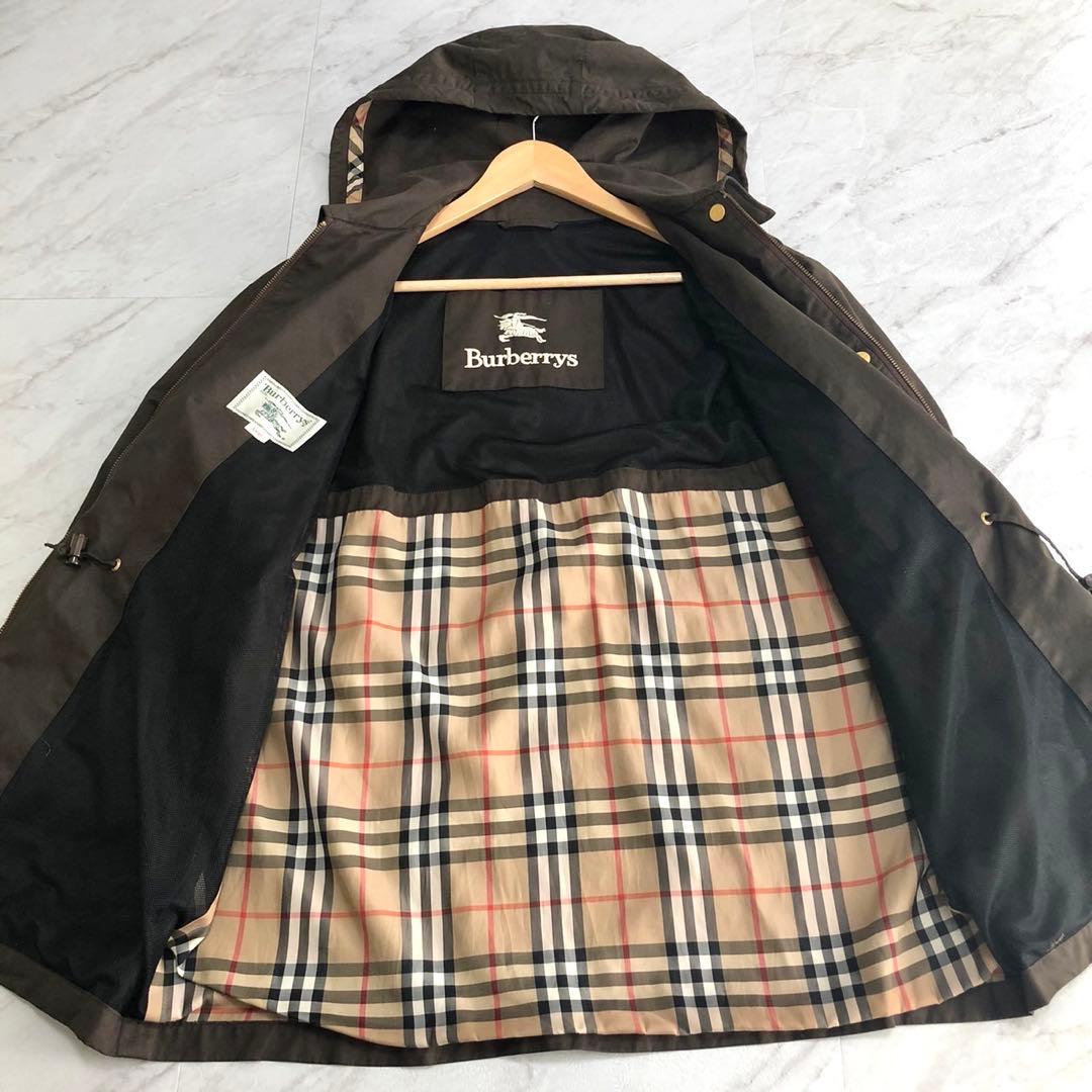 【希少 美品】バーバリー モッズコート ノバチェック　2way 金ボタン L