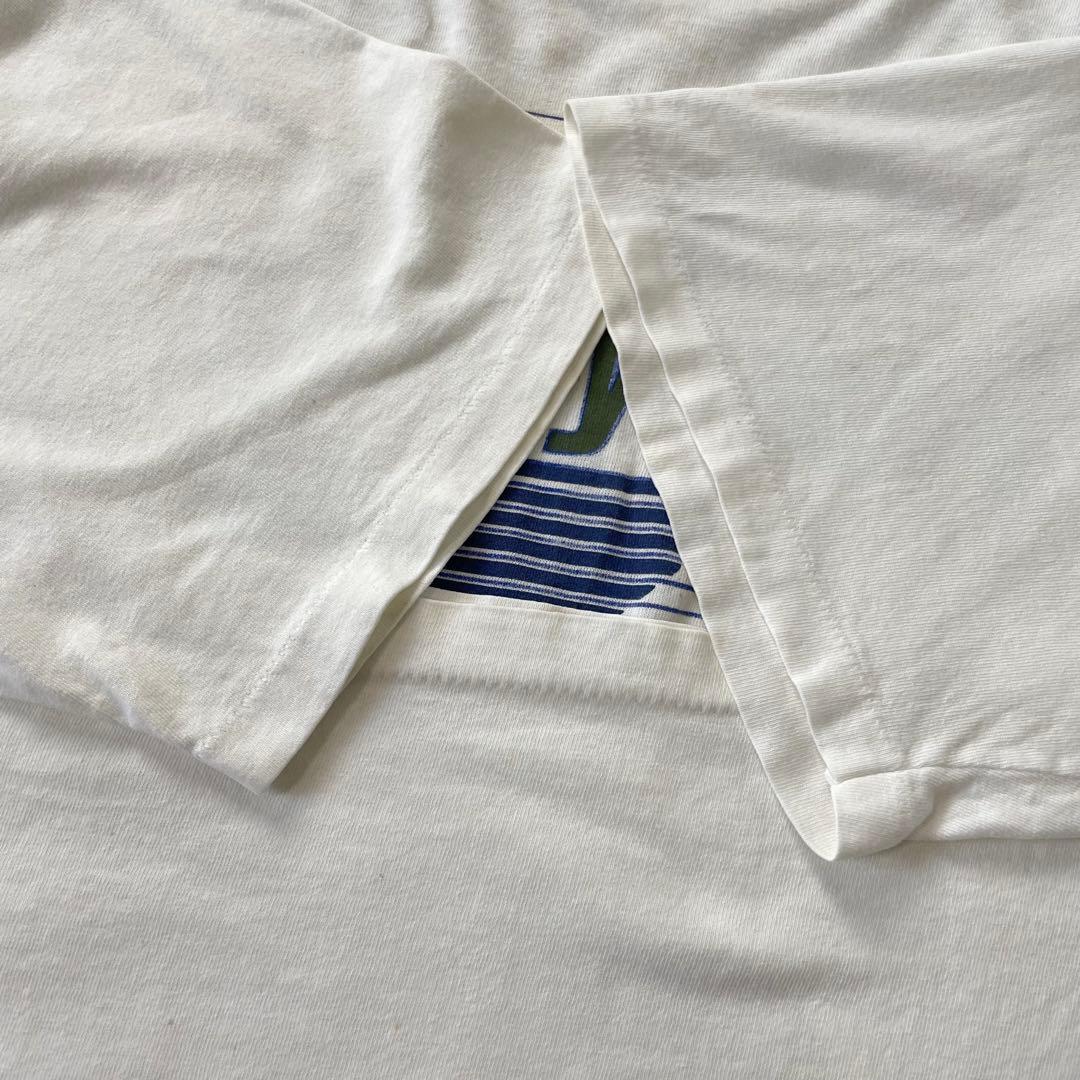 トップス 80-90's usa Stussy sports tee white xl