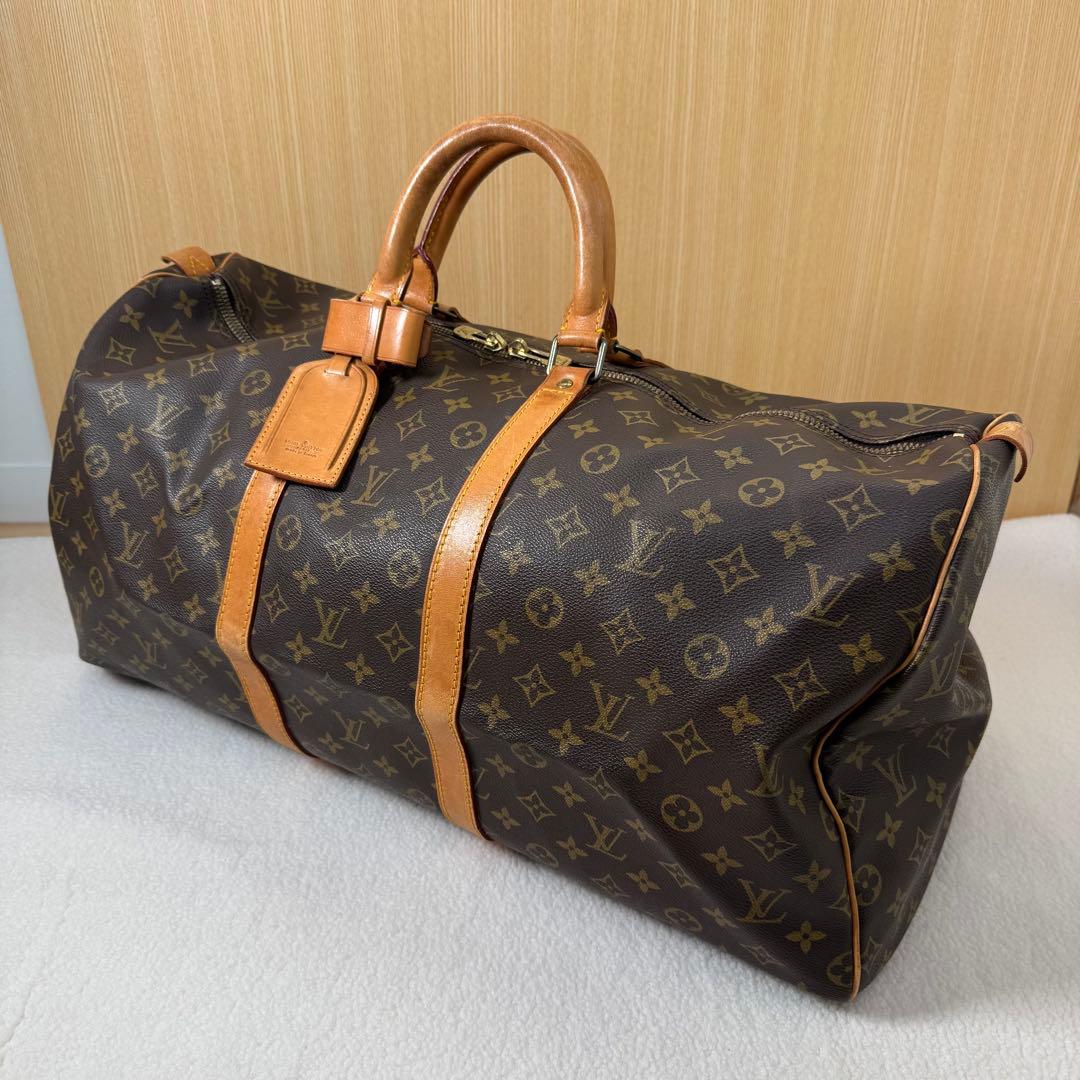louis vuitton ルイヴィトン キーポル 55 ボストンバック
