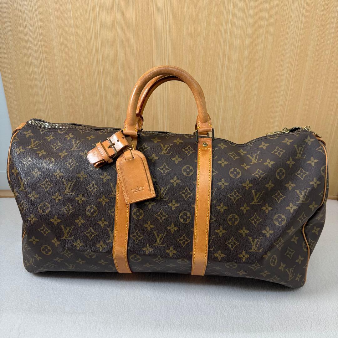 louis vuitton ルイヴィトン キーポル 55 ボストンバック