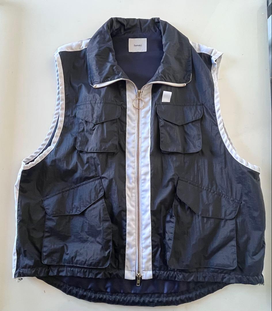 トップス santaku lipstop washer nylon vest