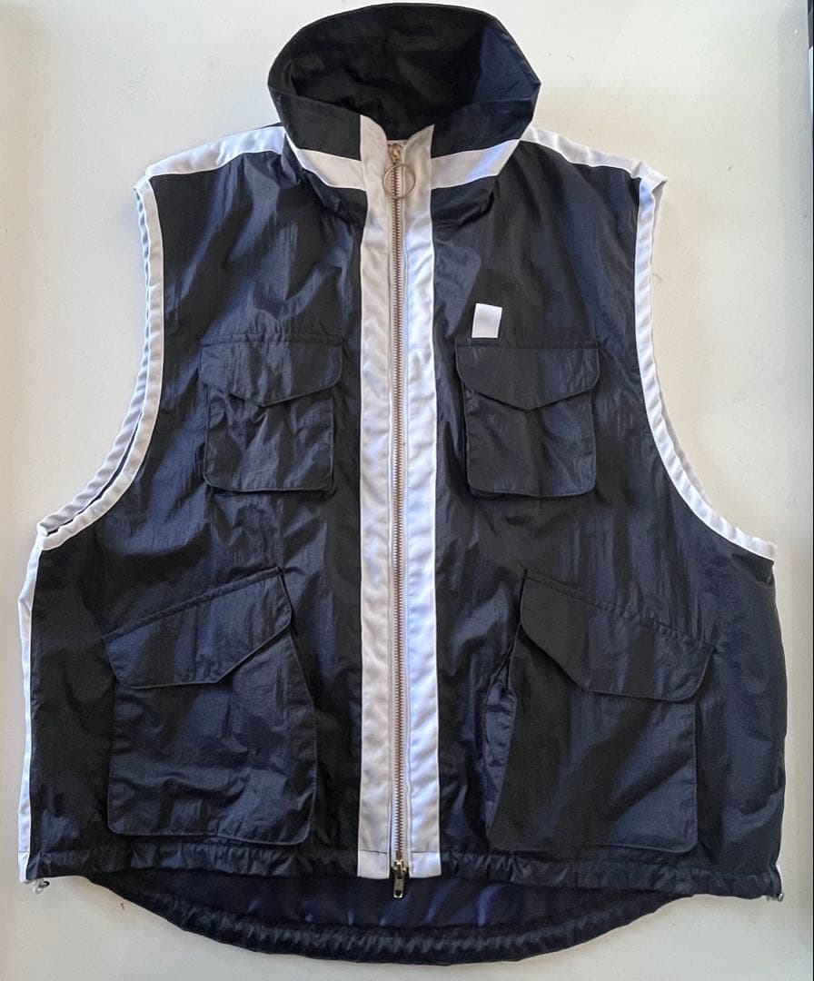 トップス santaku lipstop washer nylon vest
