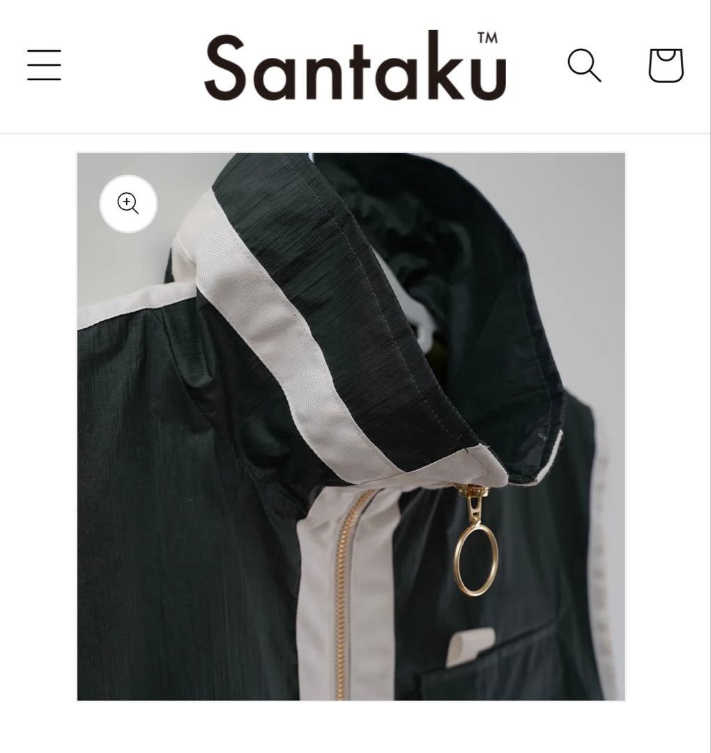 トップス santaku lipstop washer nylon vest