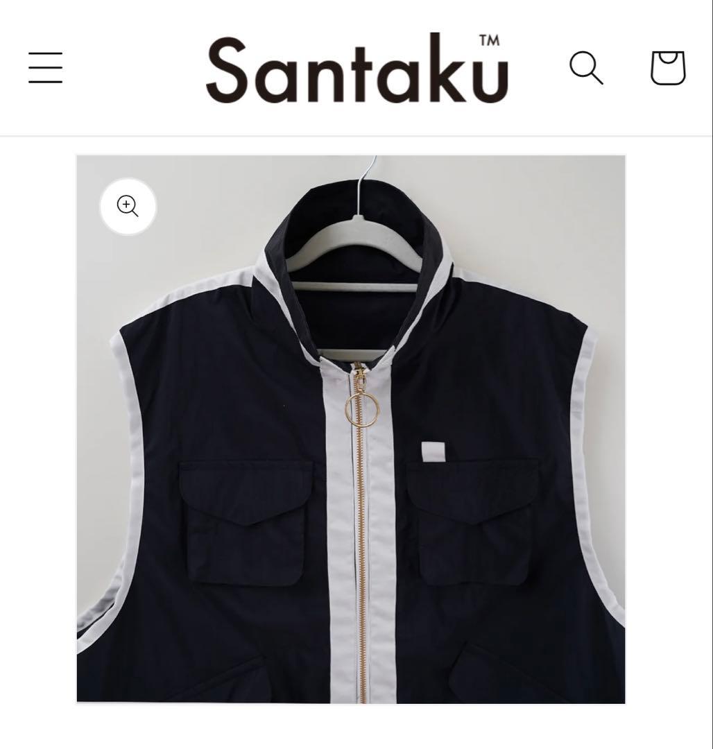 トップス santaku lipstop washer nylon vest