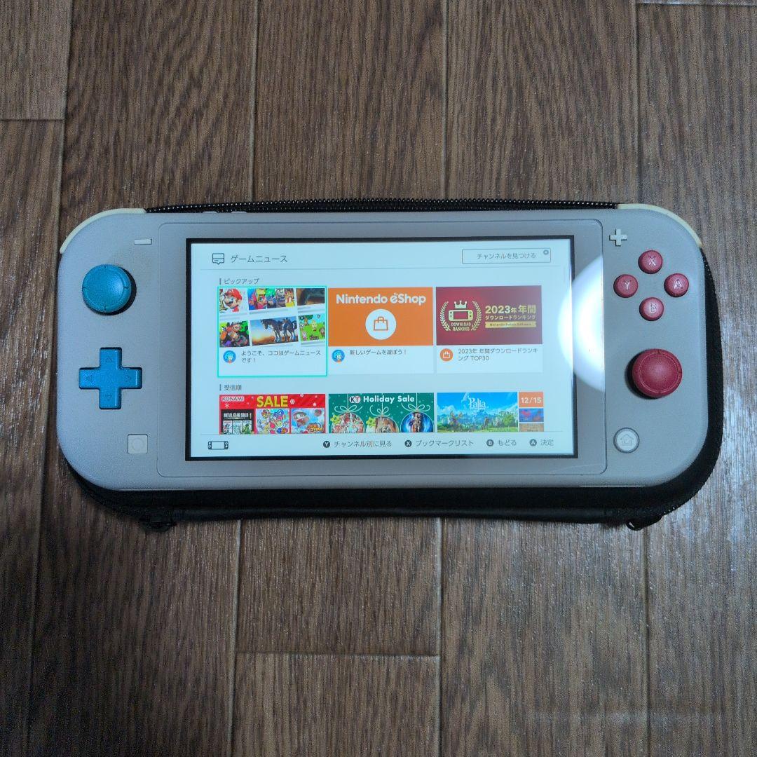 任天堂Nintendo Switch Lite グレー ポケモン 訳あり品 剣盾