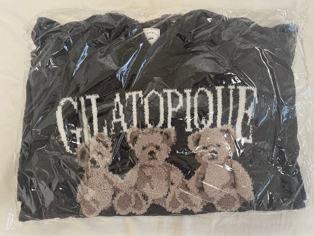 優しい麦茶　gelato pique ルームウェア ダークグレー