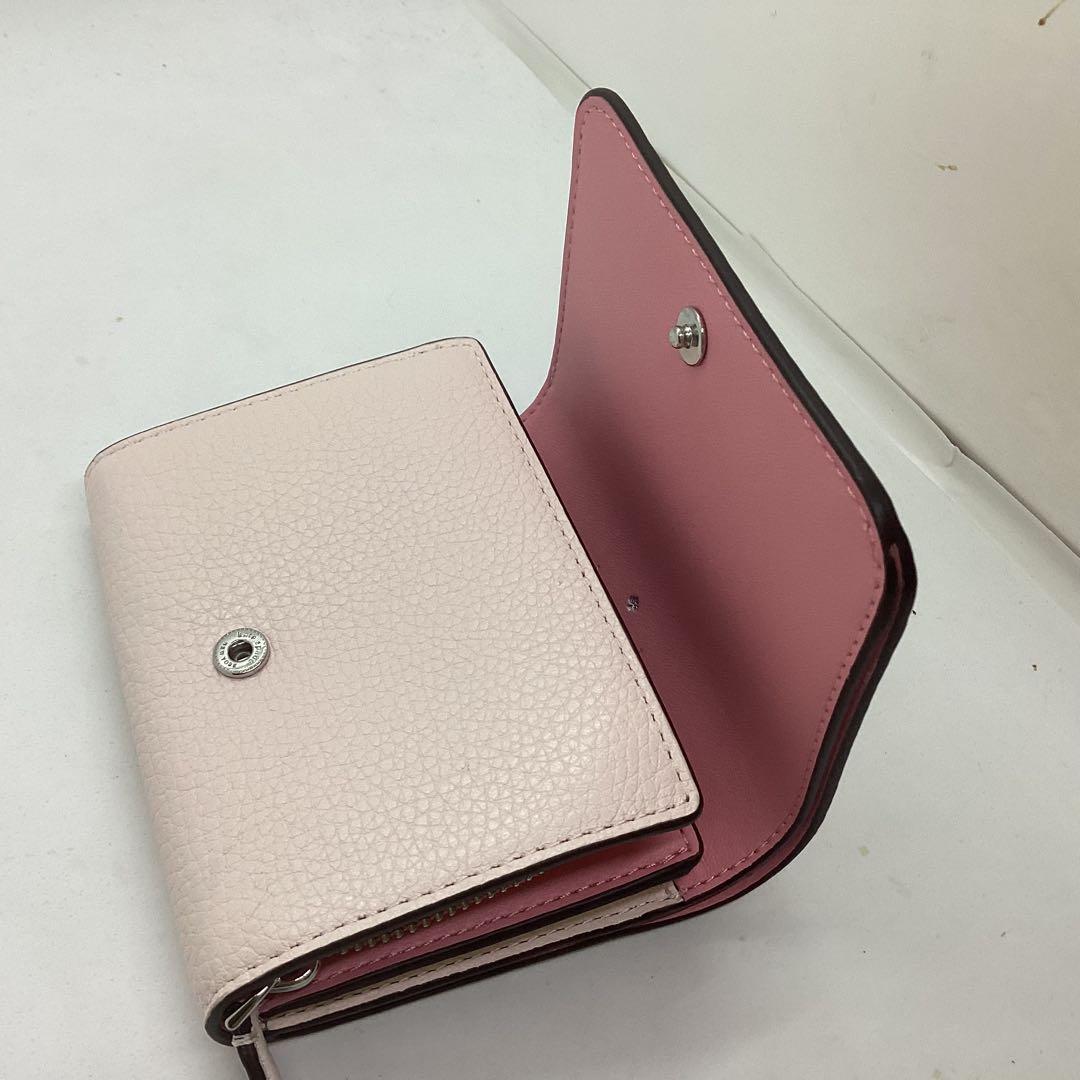 Kate spade ピンク系　コンパクト　スモール財布　K104