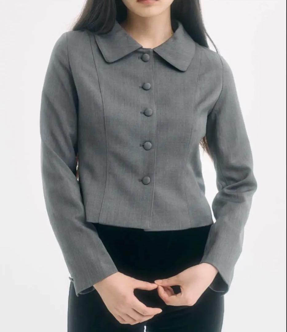 専用 fekete round collar jacket ジャケット