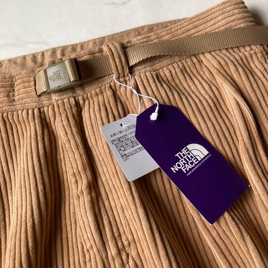 THE NORTH FACE ベージュ リブワイドパンツ 36 コーデュロイ