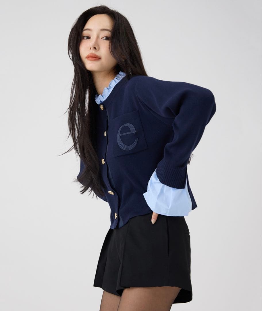 【美品】EIMY ISTOIRE エイミーイストワール ニットジャケット