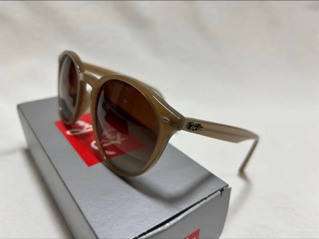 レイバン Ray Ban サングラス メガネケース ブラウン ベージュ