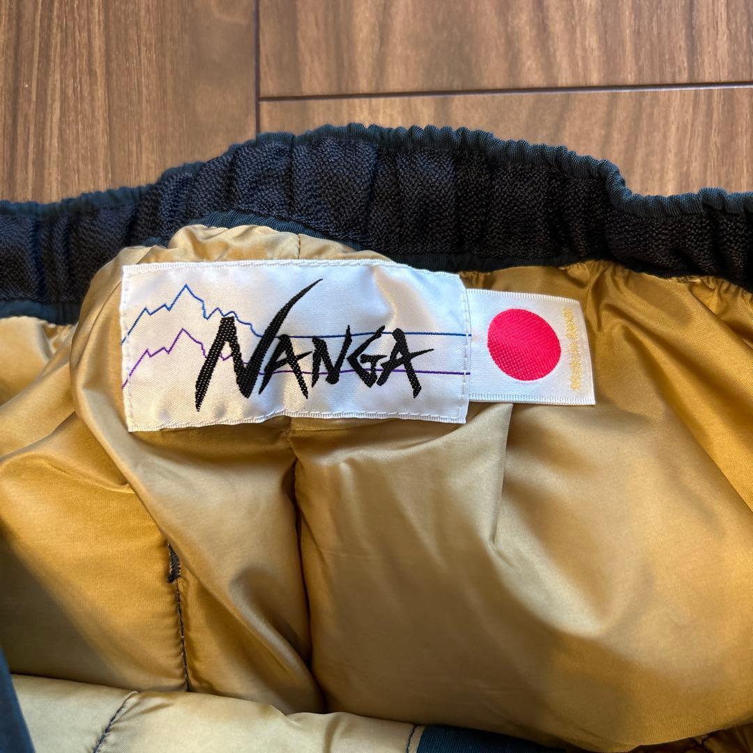 NANGA ダークブルー キルティングパンツ M