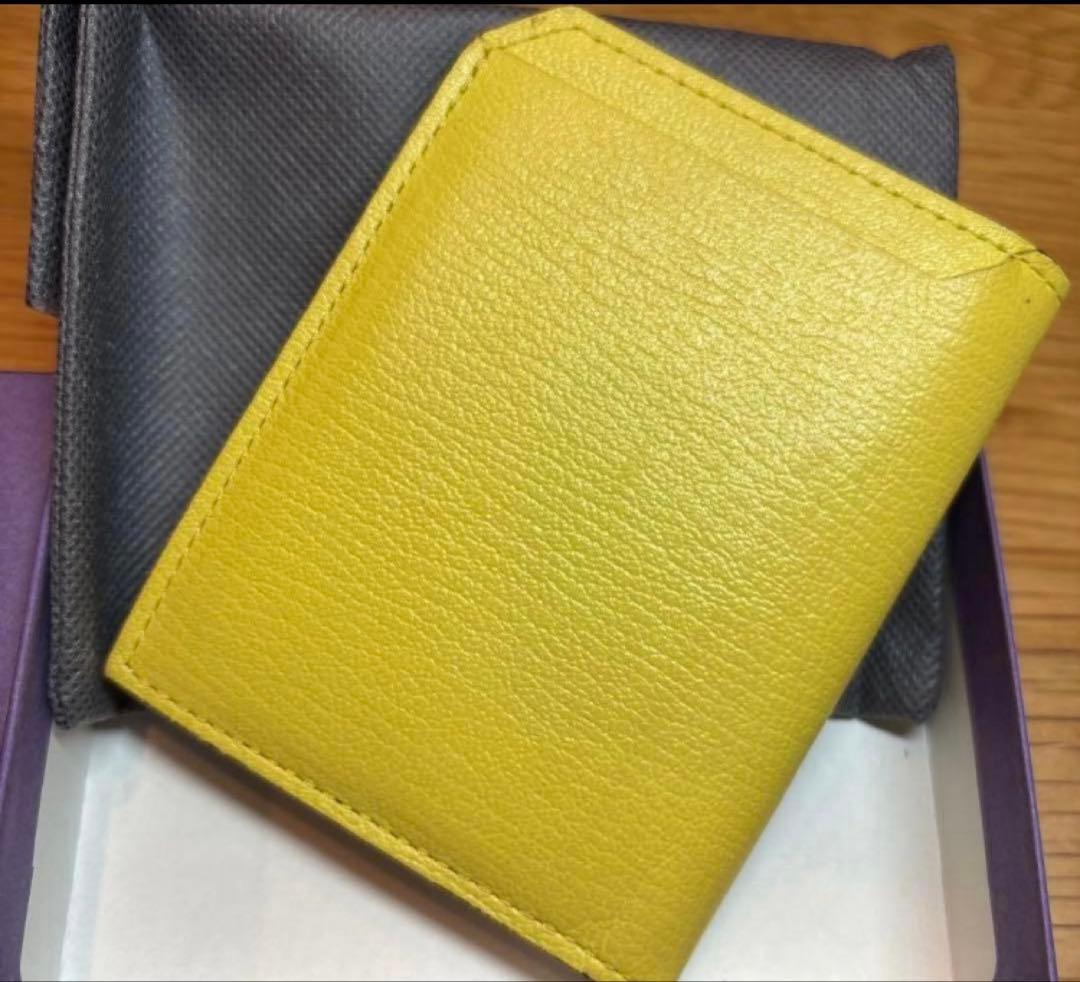 L'arcobaleno スマートカードウォレット　イエロー　yellow