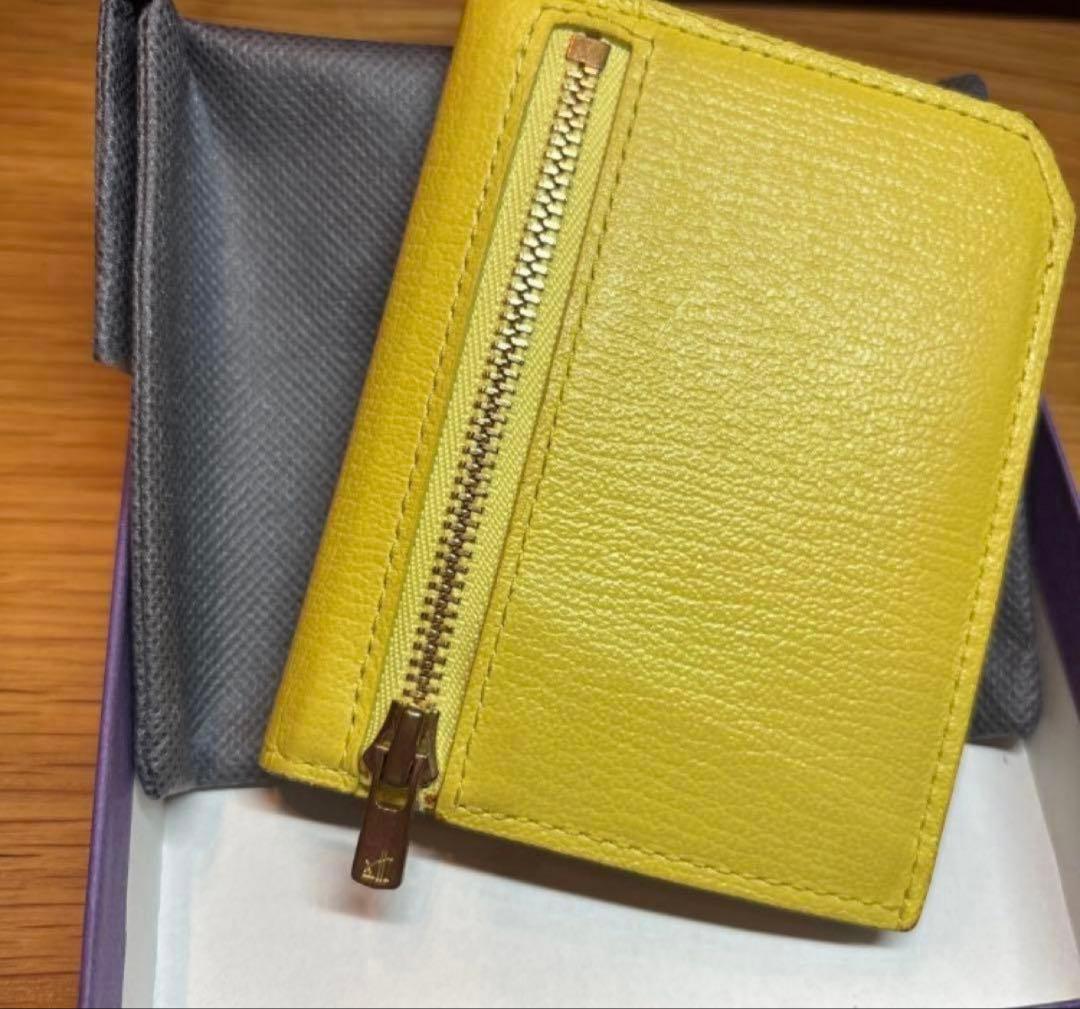 L'arcobaleno スマートカードウォレット　イエロー　yellow