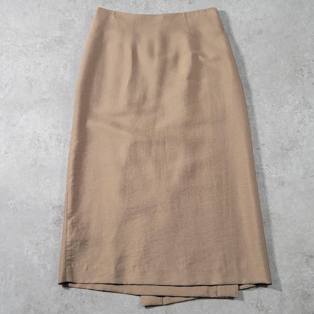 【美品】VINCE ヴィンス ラップ風 ロングスカート S 0サイズ