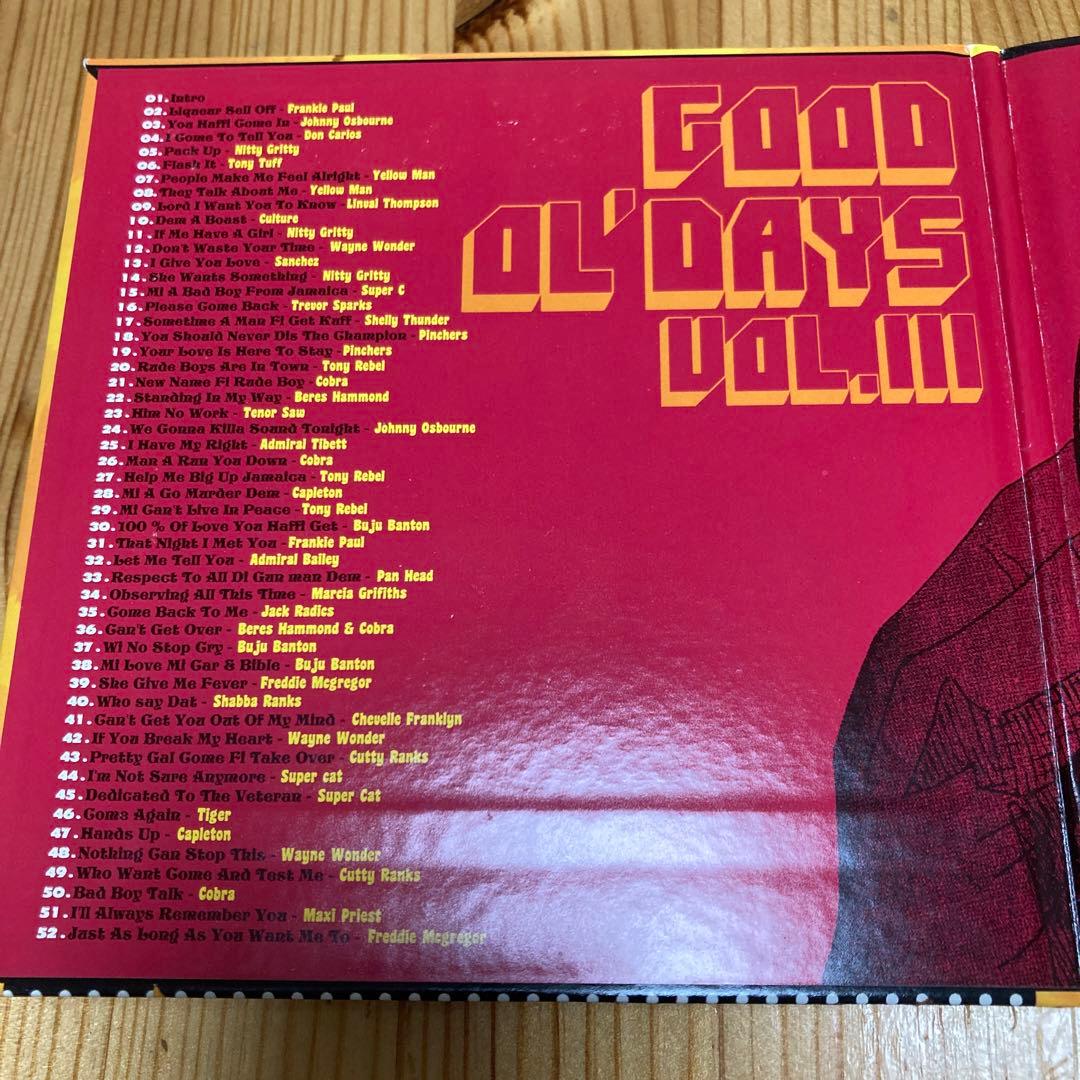 GOOD OL'DAYS 3枚セット