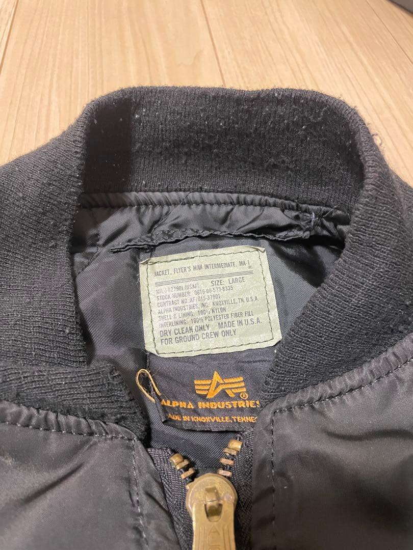 アルファ　ma-1 グランドクルー　USA製