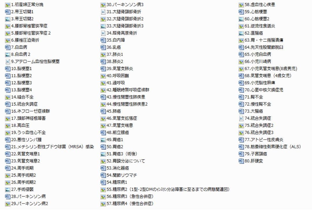 専用 看護学校 看護実習 手順書 関連図 看護過程 計画 国家試験 資料 国試