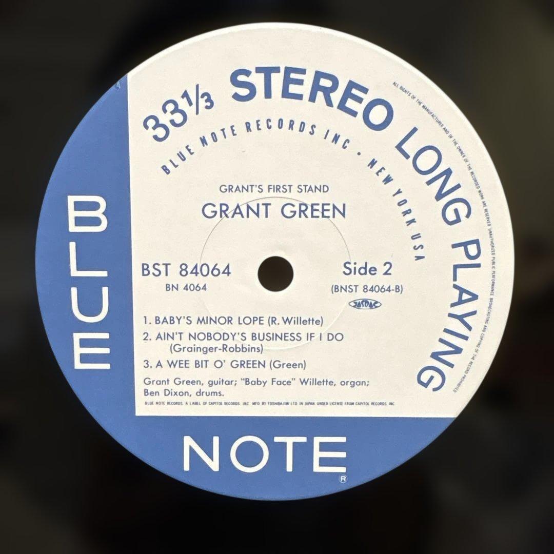 洋楽 GRANT'S FIRST STAND GRANT GREEN LP