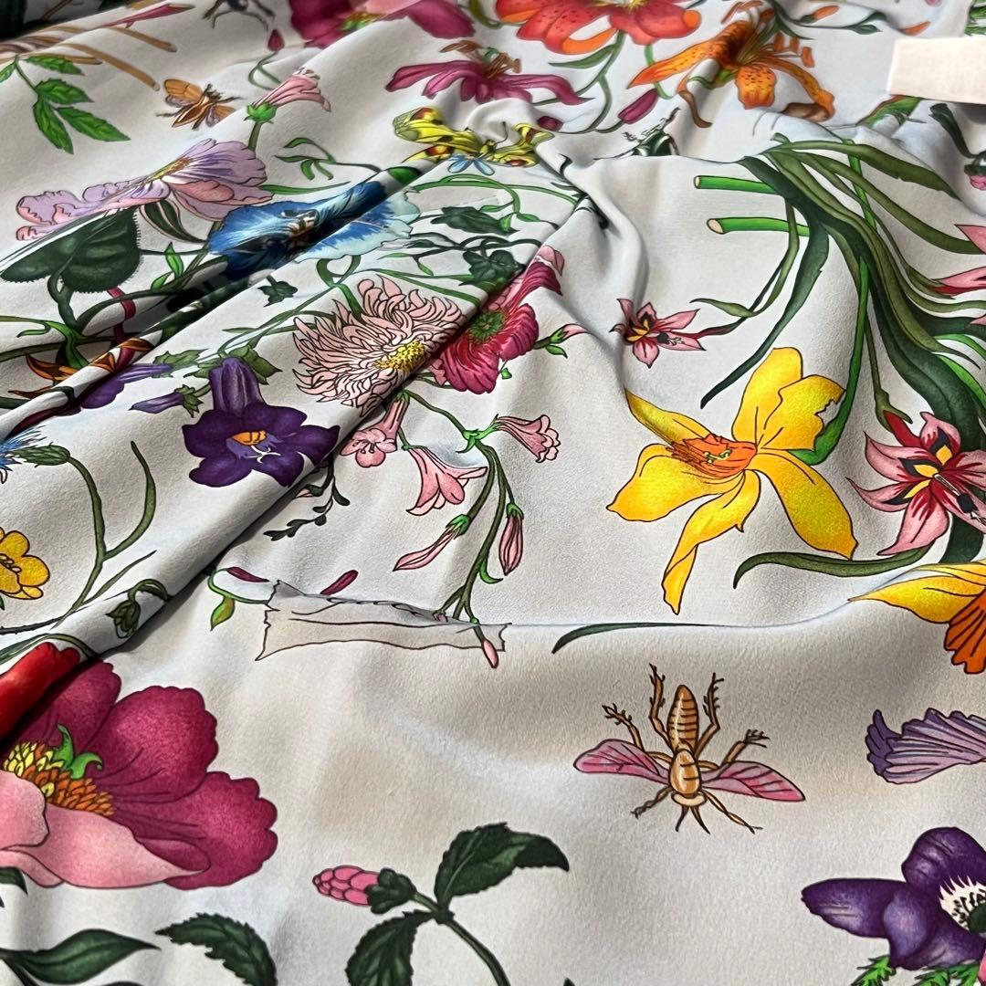 ✨美品✨GUCCI トレンチコート 50周年モデル フローラ バンブー ベルト