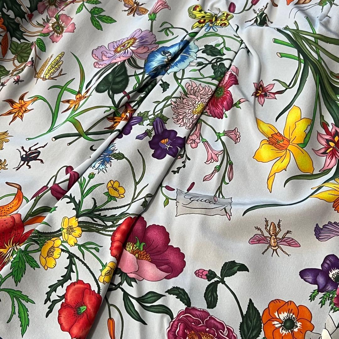 ✨美品✨GUCCI トレンチコート 50周年モデル フローラ バンブー ベルト