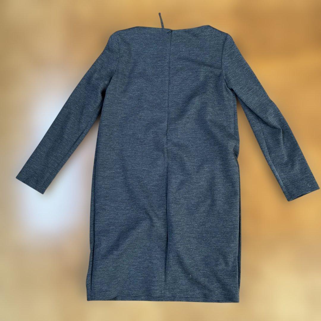 BRUNELLO CUCINELLI ダークグレー ワンピース