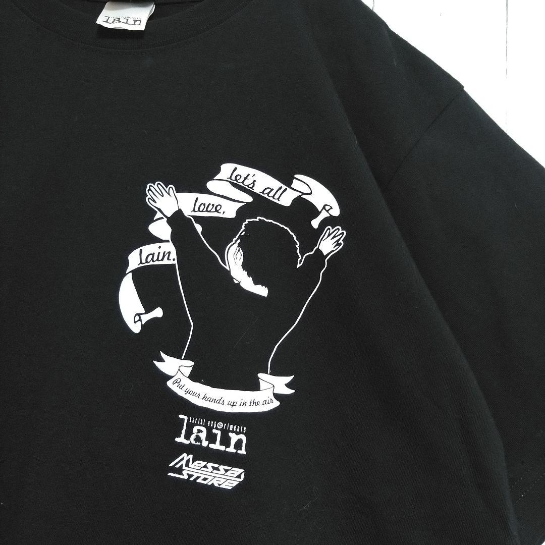 未着用　serial experiments lain 鬱ゲー　Tシャツ　黒　Ｍ