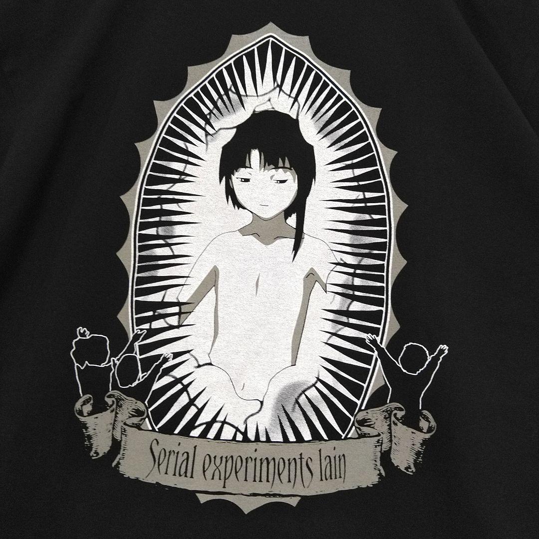 未着用　serial experiments lain 鬱ゲー　Tシャツ　黒　Ｍ