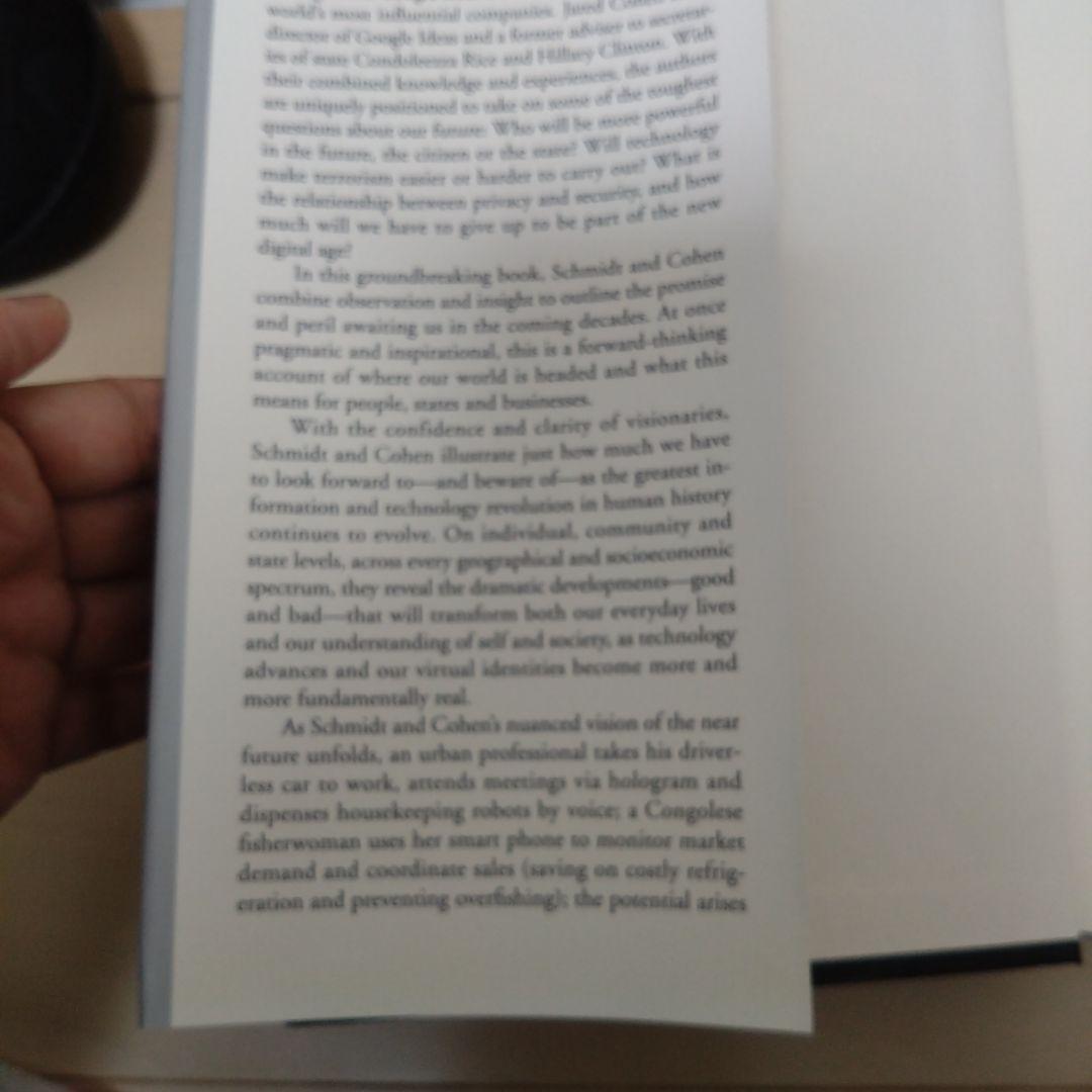 洋書　the new digital age jared cohen 美品