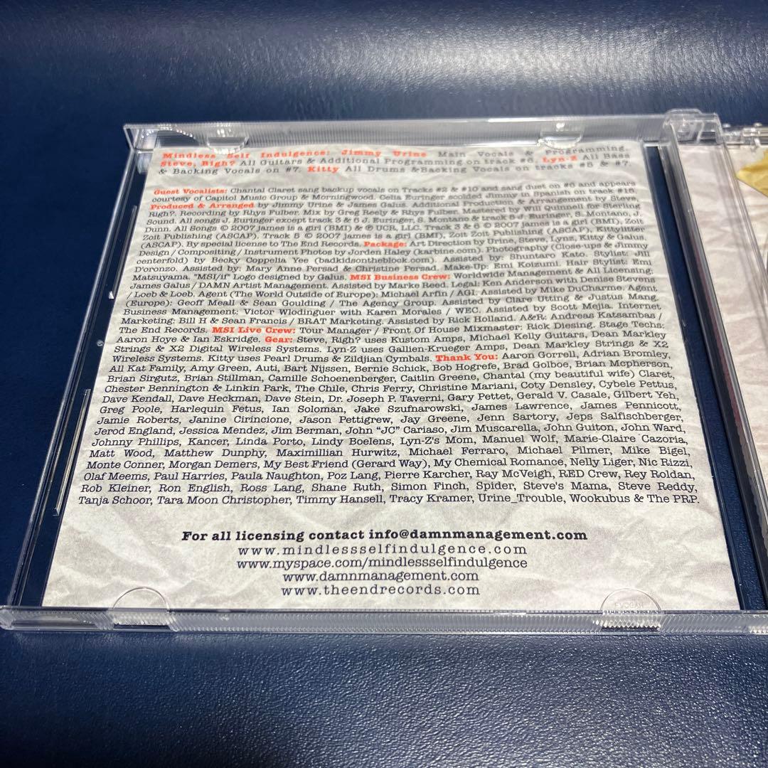 ■[廃盤] MINDLESS SELF INDULGENCE アルバムCD「IF