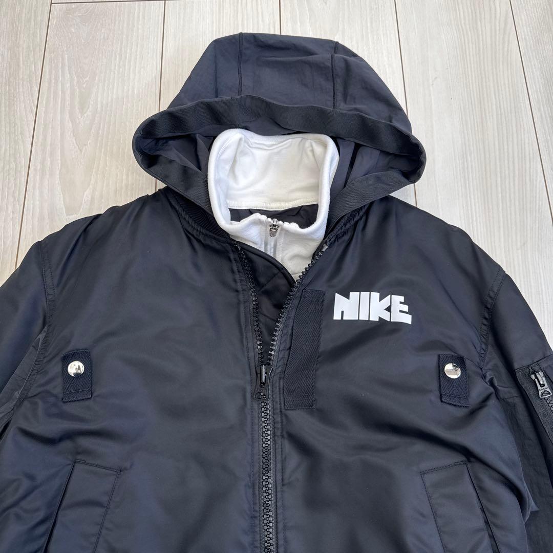 NIKE × sacai ドッキング ボンバー ジャケット メンズ レディース