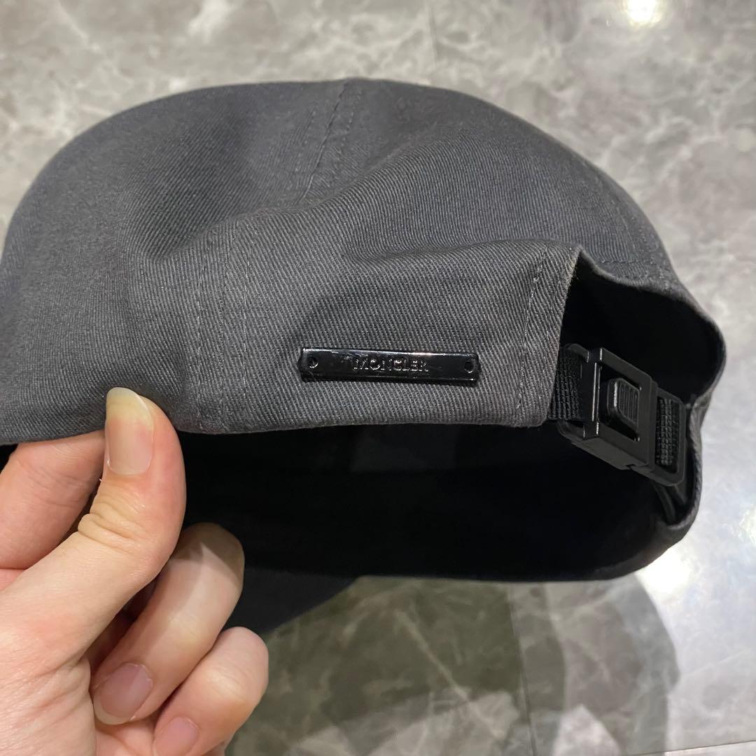 MONCLER モンクレール グレー ベースボールキャップ