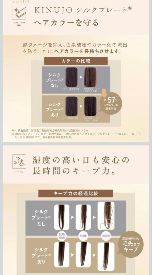 絹女ストレートアイロン