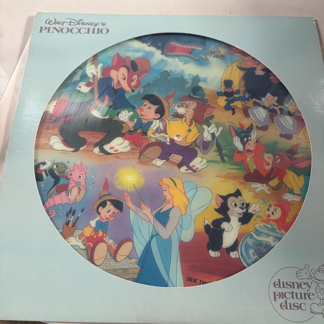 ディズニー　ピノキオ ピクチャーディスク LP