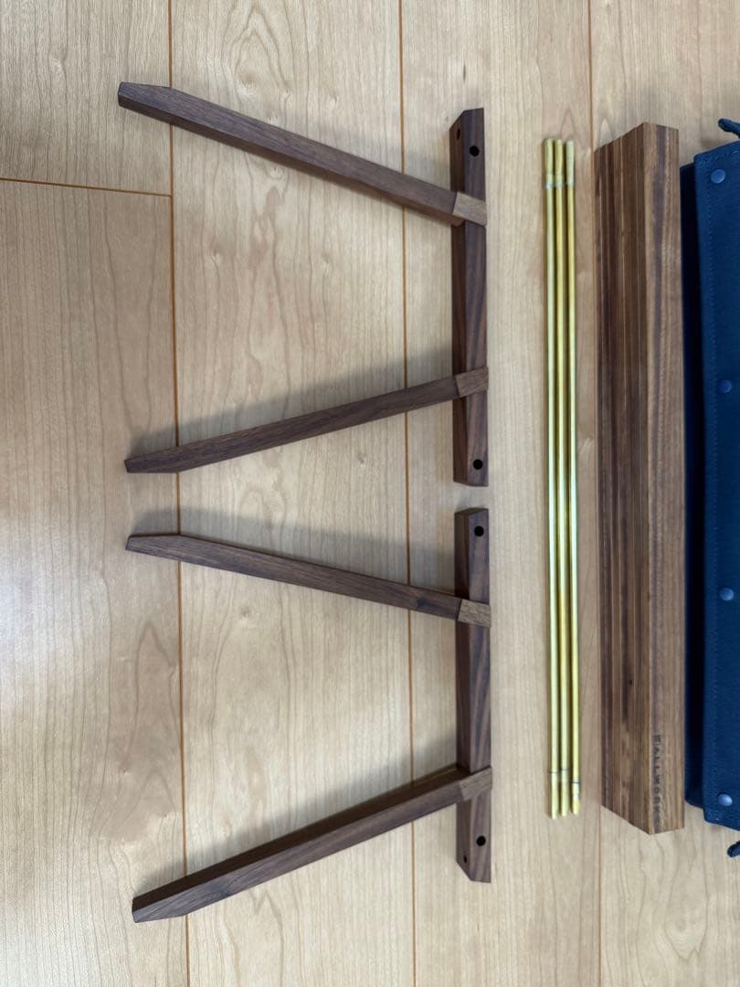 【新品未使用】Fallworks mini table walnut