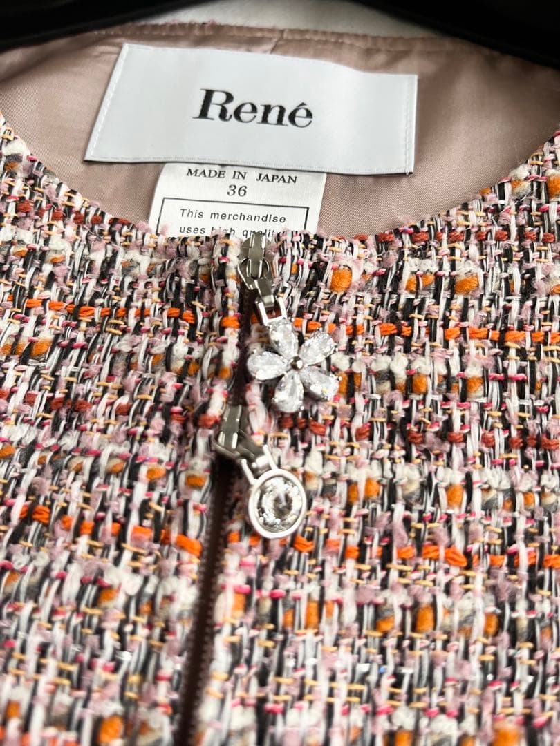 未使用品♡Reneルネ 2024 イタリー製 ツイードワンピース