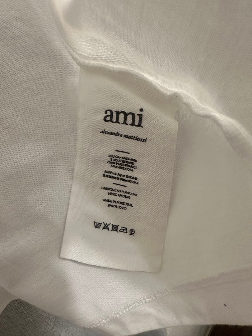 アミパリス　半袖Tシャツ　ホワイト　S