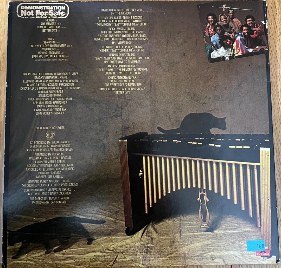 洋楽 LP ROY AYERS VIBRATIONS US Promo